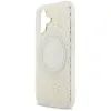 Guess IML Flowers Electro Pearl Strap MagSafe - Case iPhone 17 (white)