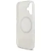 Guess IML Flowers Electro Pearl Strap MagSafe - Case iPhone 17 (white)