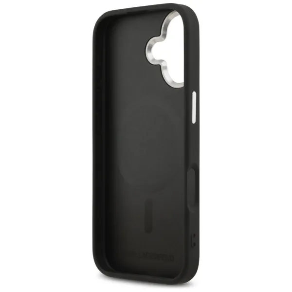 Karl Lagerfeld Karl & Choupette Pins MagSafe - Case for iPhone 17 (black)