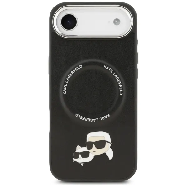 Karl Lagerfeld Karl & Choupette Pins MagSafe - Case iPhone Air (black)