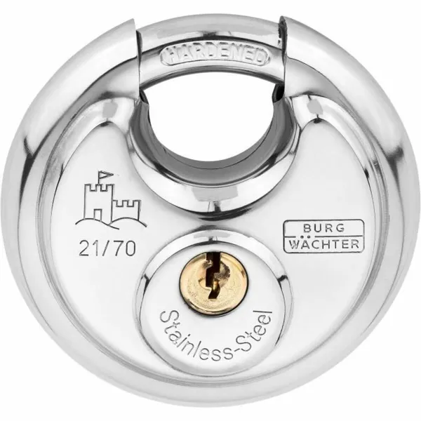 Замок с ключом Burg-Wachter 21 70 SB Нержавеющая сталь