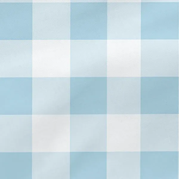 Cushion HappyFriday Basic Blue Star Gingham 50 x 50 cm