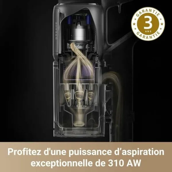 Dreame Langaton varsi-imuri Z30 850 W akku 0,6 L HEPA-suodatin musta