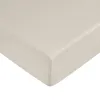 Fitted bottom sheet Decolores Liso Beige Single Smooth