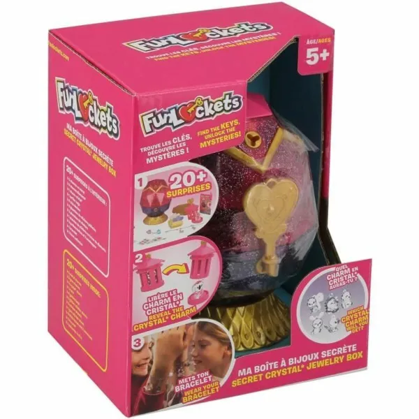 Dėžutė Funlockets Spalvotas Plastmasinis