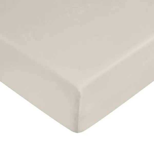 Fitted bottom sheet Decolores Liso Beige Super king Smooth