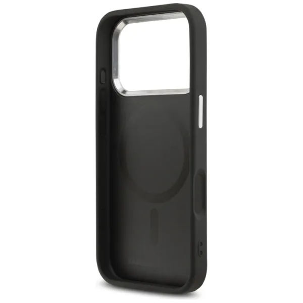 Karl Lagerfeld Karl & Choupette Pins MagSafe - Case for iPhone 17 Pro Max (black)