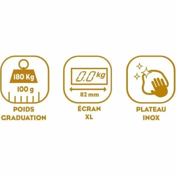 Digitālie vannas istabas svari Little Balance 8159 Melns Tērauds Nerūsējošais tērauds 180 kg