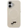 Karl Lagerfeld Karl & Choupette Pins MagSafe - Case for iPhone 17 (beige)