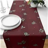 Table Runner Belum terciopelo Red Christmas 1 Multicolour Christmas