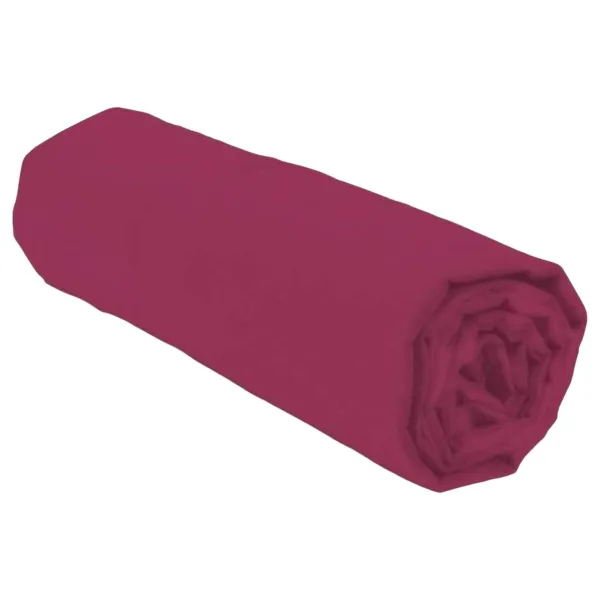 Fitted bottom sheet Lovely Home LH71609 Fuchsia Rose 140 x 190 + 35 cm