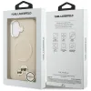 Karl Lagerfeld Karl & Choupette Pins MagSafe - Case for iPhone 17 (beige)
