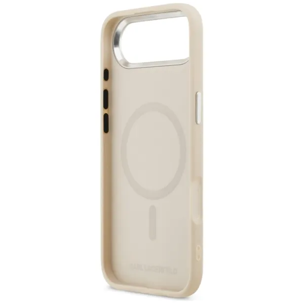 Karl Lagerfeld Karl & Choupette Pins MagSafe - Case iPhone Air (beige)