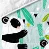 Bedspread (quilt) HappyFriday Moshi Moshi Blue 180 x 260 cm Panda bear