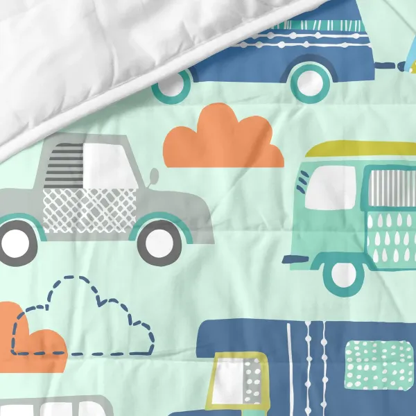 Bedspread (quilt) HappyFriday Moshi Moshi Multicolour 200 x 260 cm Cars