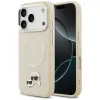 Karl Lagerfeld Karl & Choupette Pins MagSafe - Case for iPhone 17 Pro Max (beige)