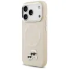Karl Lagerfeld Karl & Choupette Pins MagSafe - Case for iPhone 17 Pro Max (beige)