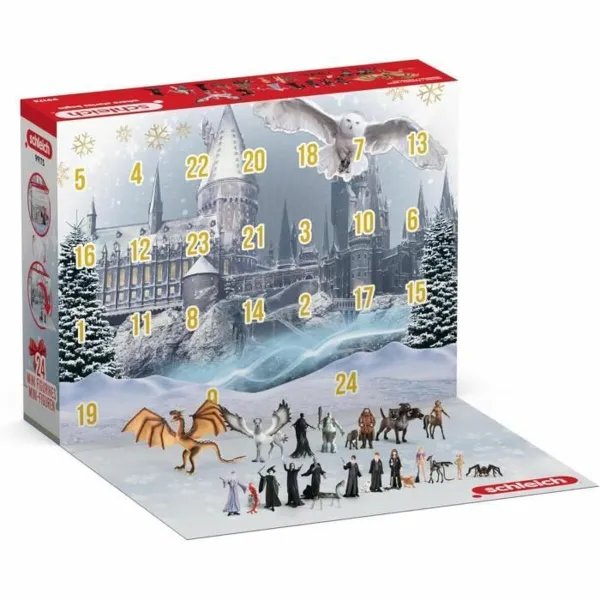 Рождественский календарь Schleich 99175 Harry Potter Пластик 24 Предметы