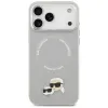 Karl Lagerfeld Karl & Choupette Pins MagSafe - Case for iPhone 17 Pro (gray)