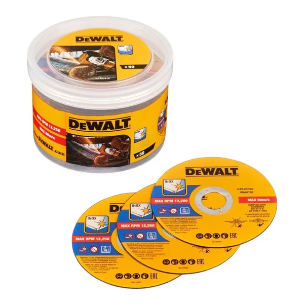 Cutting discs Dewalt dt20598-qz Ø 125 mm Angle grinder (50 Units)