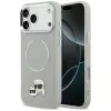 Karl Lagerfeld Karl & Choupette Pins MagSafe - Case for iPhone 17 Pro Max (gray)