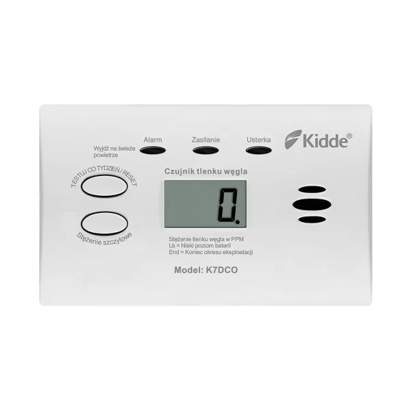 Hiilimonoksidi-ilmaisin Kidde K7DCO