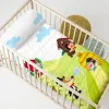 Bedspread (quilt) HappyFriday Mr Fox Piggys Multicolour 100 x 130 cm