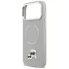 Karl Lagerfeld Karl & Choupette Pins MagSafe - Case for iPhone 17 Pro Max (gray)