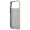 Karl Lagerfeld Karl & Choupette Pins MagSafe - Case for iPhone 17 Pro Max (gray)
