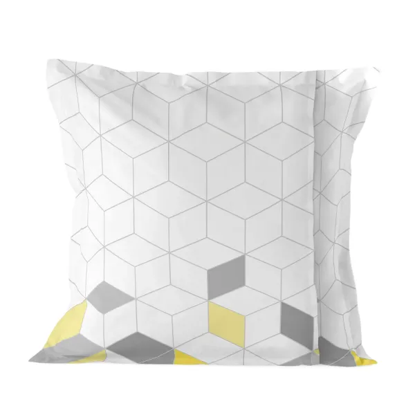 Pillowcase HappyFriday Blanc Symmetry Multicolour 80 x 80 cm