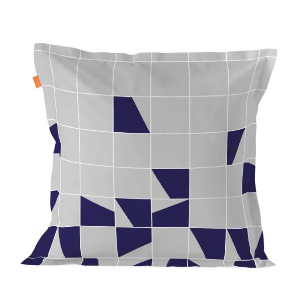 Pillowcase HappyFriday Blanc Structure Multicolour 80 x 80 cm