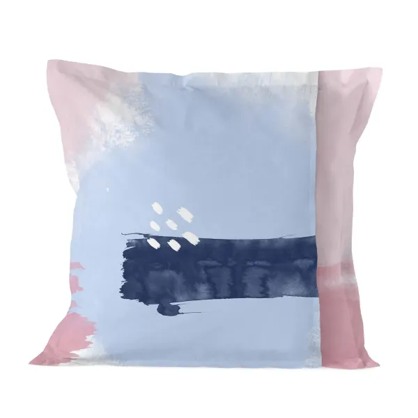 Pillowcase HappyFriday Blanc Tempera Multicolour 80 x 80 cm