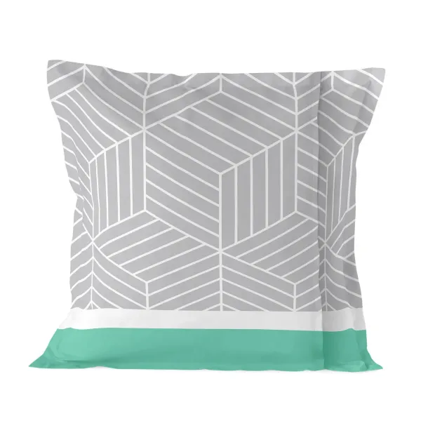 Pillowcase HappyFriday Blanc Prism Multicolour 80 x 80 cm