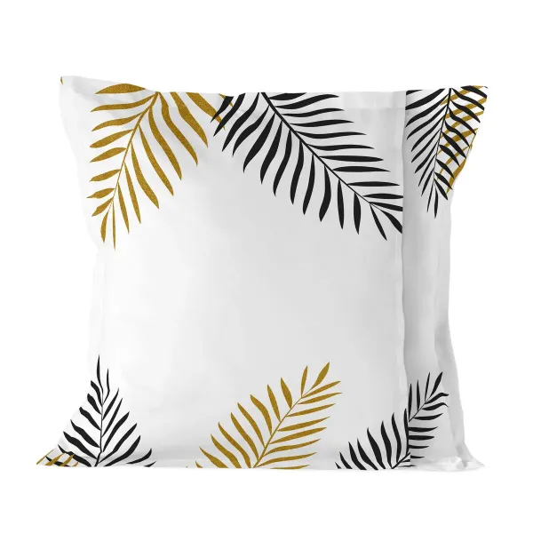 Pillowcase HappyFriday Blanc Foliage Multicolour 80 x 80 cm