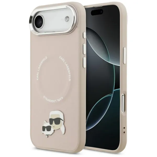 Karl Lagerfeld Karl & Choupette Pins MagSafe - Case iPhone Air (pink)