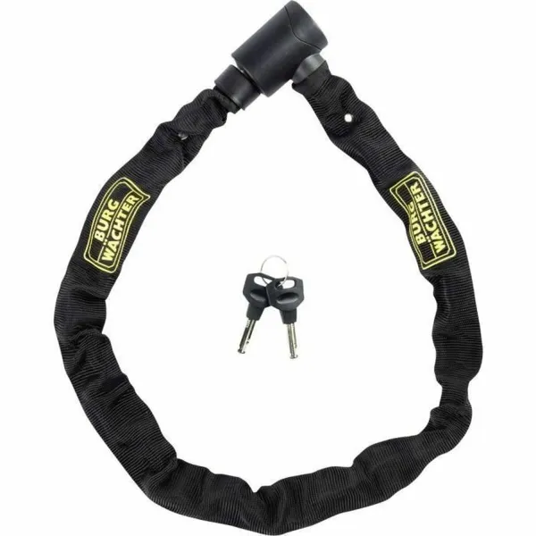 Võtmega tabalukk Burg-Wachter 580 90 BLACK Roostevaba teras