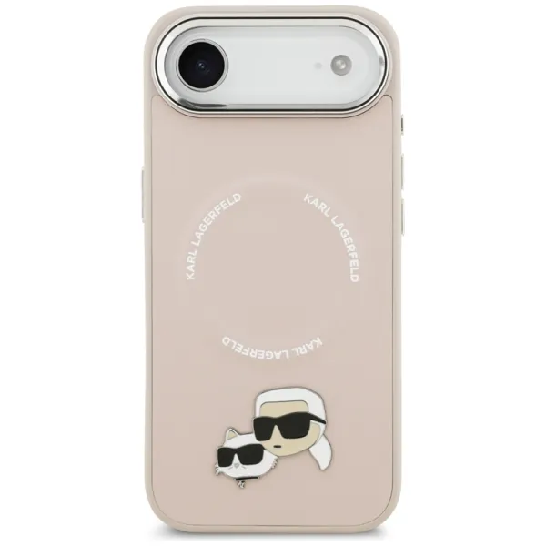 Karl Lagerfeld Karl & Choupette Pins MagSafe - Case iPhone Air (pink)