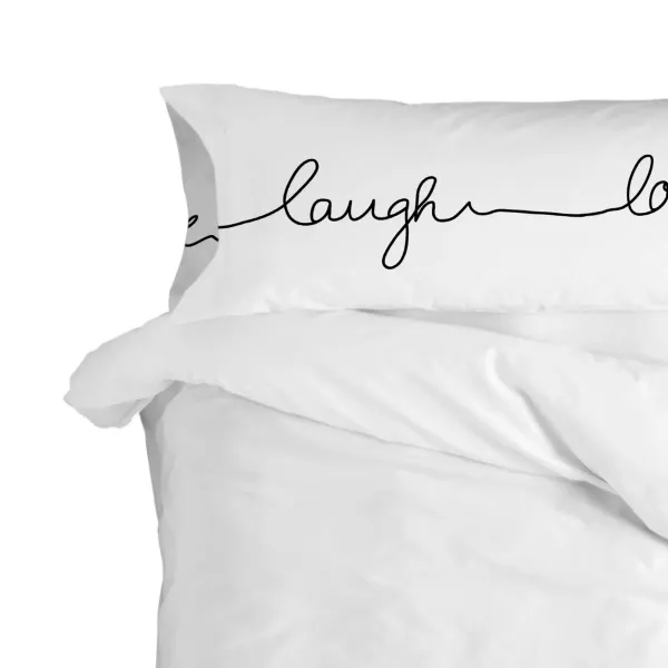 Pillowcase HappyFriday Blanc Live Multicolour Double 45 x 155 cm