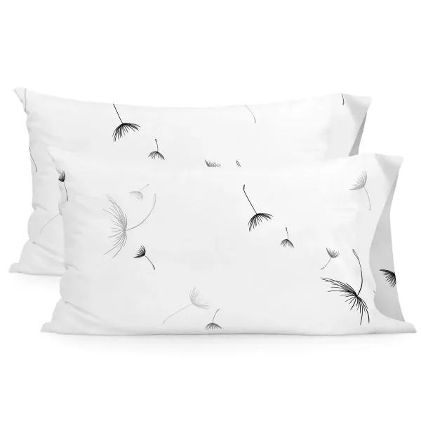 Pillowcase HappyFriday Blanc Dandelion Multicolour 60 x 70 cm