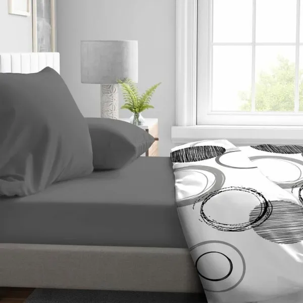 Apsitempianti paklodė HOME LINGE PASSION HP71762 Pilka Antracito 90 x 190 + 30 cm