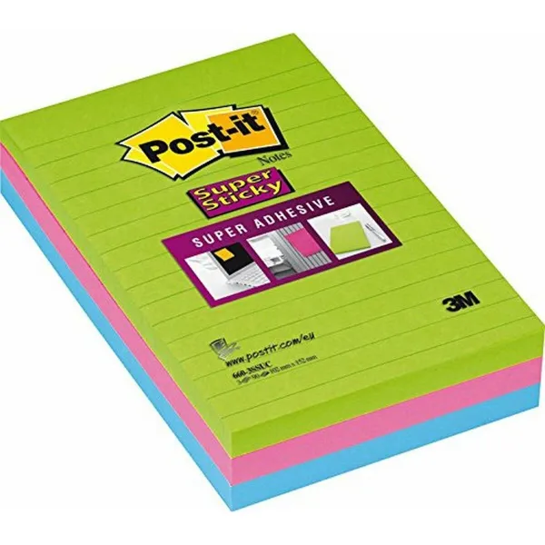 Līmlapiņas Post-it Daudzkrāsains 15,2 x 10,2 cm