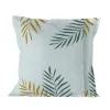 Pillowcase HappyFriday Blanc Foliage Mint Multicolour 60 x 60 cm