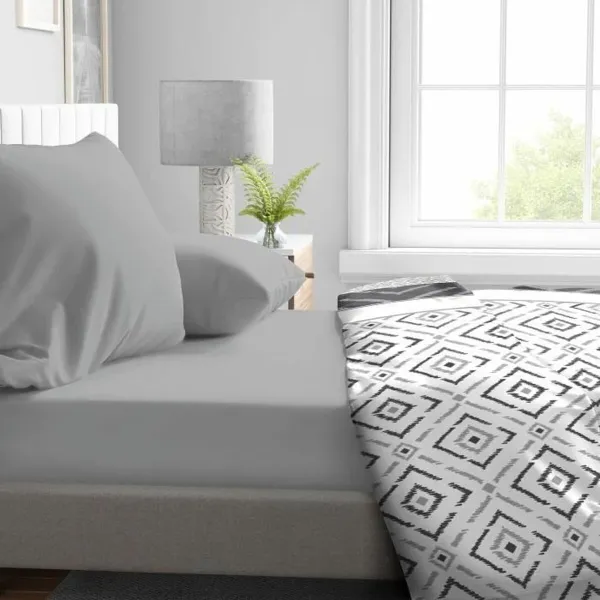 Apsitempianti paklodė HOME LINGE PASSION HP71769 Pilka Šviesiai pilka 160 x 200 + 30 cm