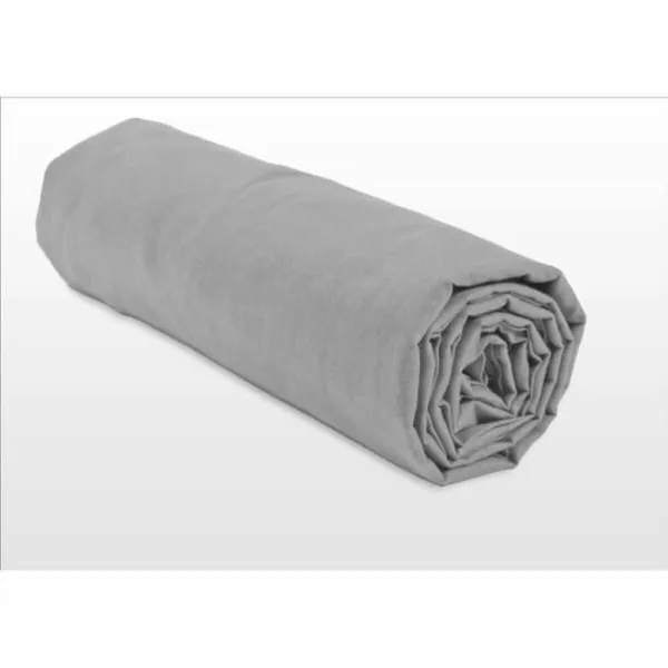 Uzmontēta apakšējā loksne HOME LINGE PASSION HP71769 Pelēks Gaiši pelēks 160 x 200 + 30 cm