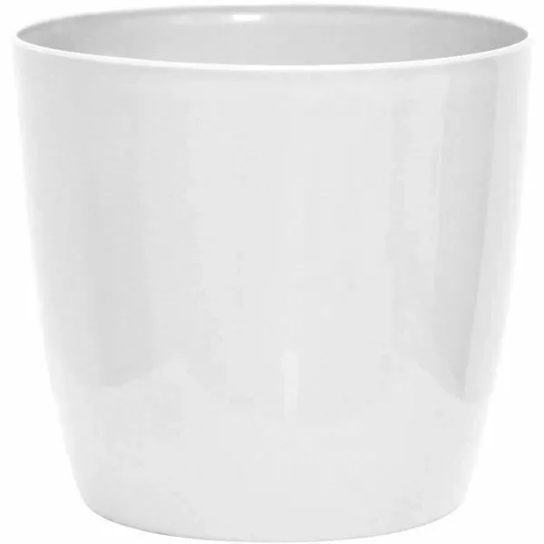 Stiklainis Garden ID Balta Plastmasinis Perdirbtas plastikas Blizgantis 35 cm Su ratais