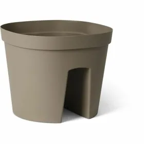 Itsekasteleva kukkaruukku Garden ID Ruskeanharmaa