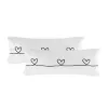 Pillowcase HappyFriday Blanc My Love Multicolour 45 x 110 cm (2 Units)