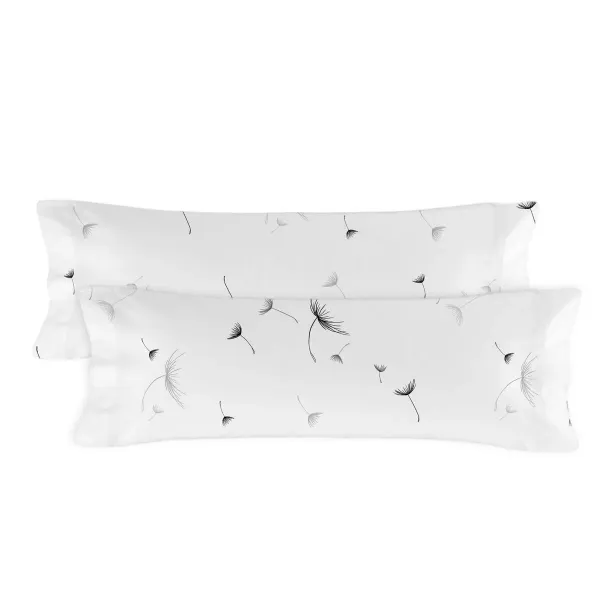 Pillowcase HappyFriday Blanc Dandelion Multicolour 45 x 155 cm