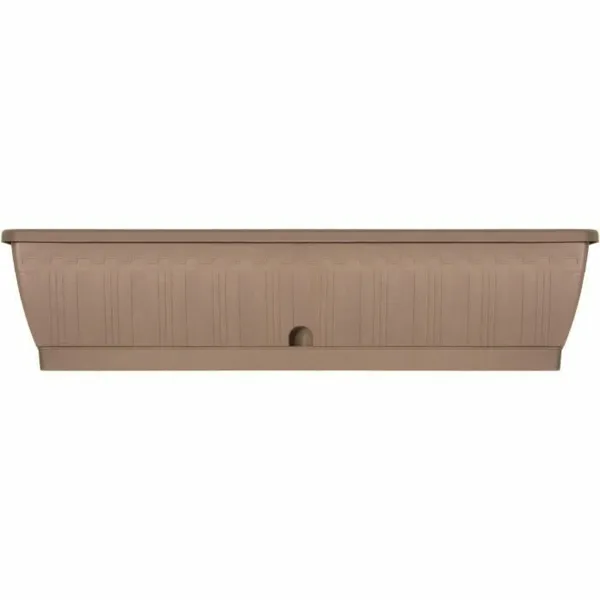Self-watering planter Garden ID Taupe 80 cm