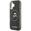 Karl Lagerfeld IML Glitter Karl & Choupette Heads Logo MagSafe - Case for iPhone 17 (black)